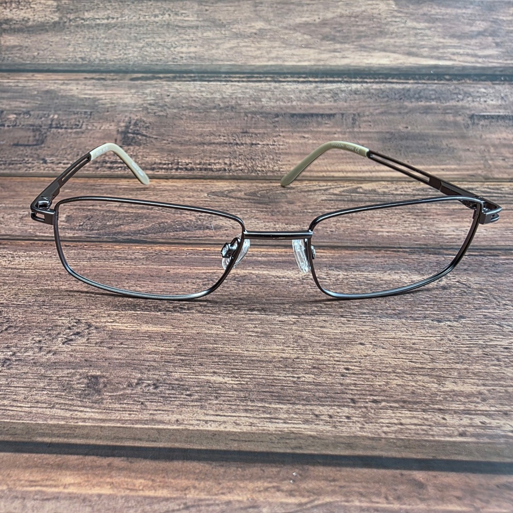 Randolph Willow Brown Metal Eyeglass Frames 55-18-145 Made in Japan